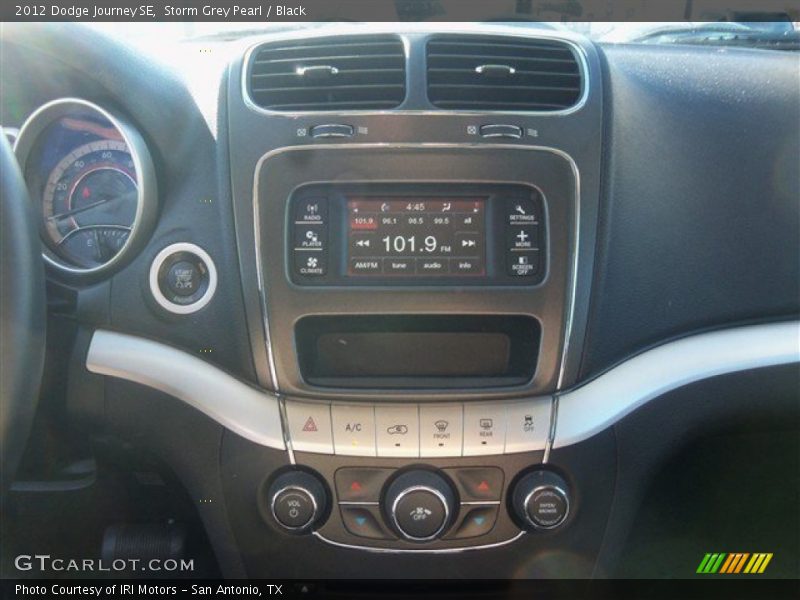Storm Grey Pearl / Black 2012 Dodge Journey SE