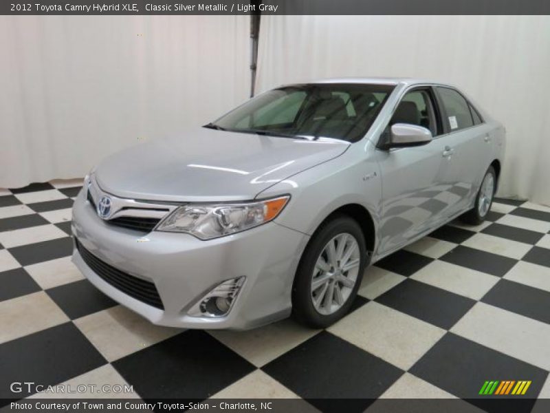 Classic Silver Metallic / Light Gray 2012 Toyota Camry Hybrid XLE