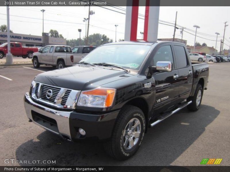 Galaxy Black / Almond 2011 Nissan Titan SV Crew Cab 4x4