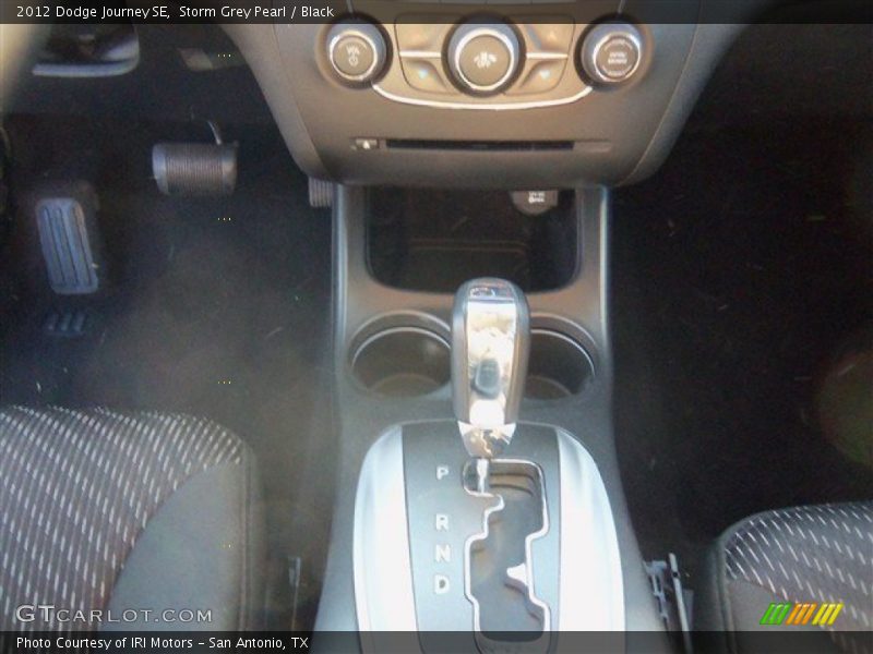 Storm Grey Pearl / Black 2012 Dodge Journey SE