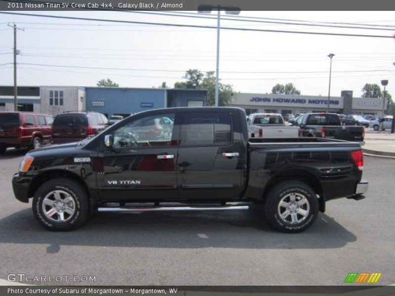 Galaxy Black / Almond 2011 Nissan Titan SV Crew Cab 4x4