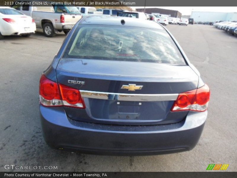 Atlantis Blue Metallic / Jet Black/Medium Titanium 2013 Chevrolet Cruze LS