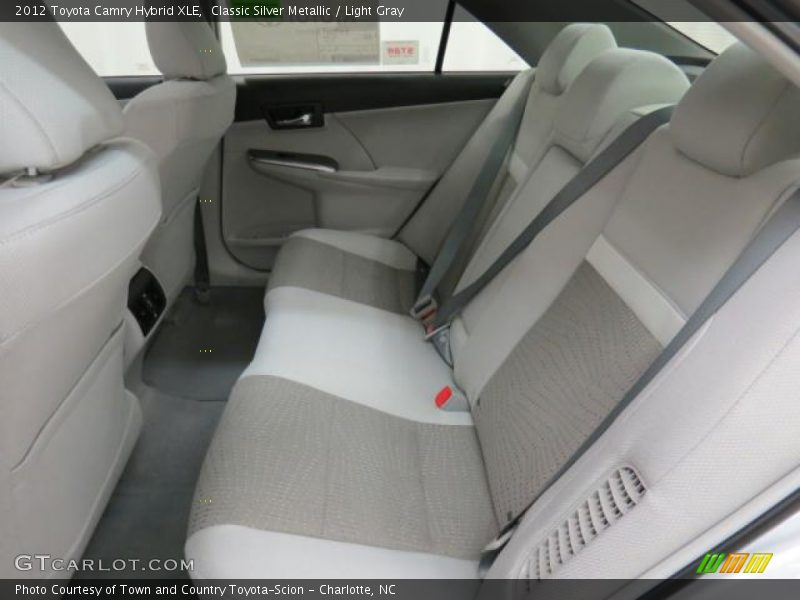 Classic Silver Metallic / Light Gray 2012 Toyota Camry Hybrid XLE