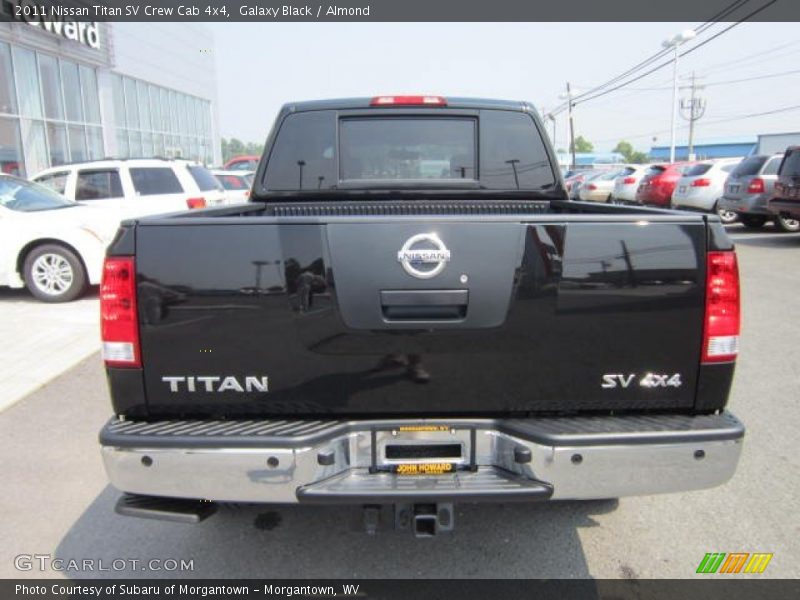 Galaxy Black / Almond 2011 Nissan Titan SV Crew Cab 4x4