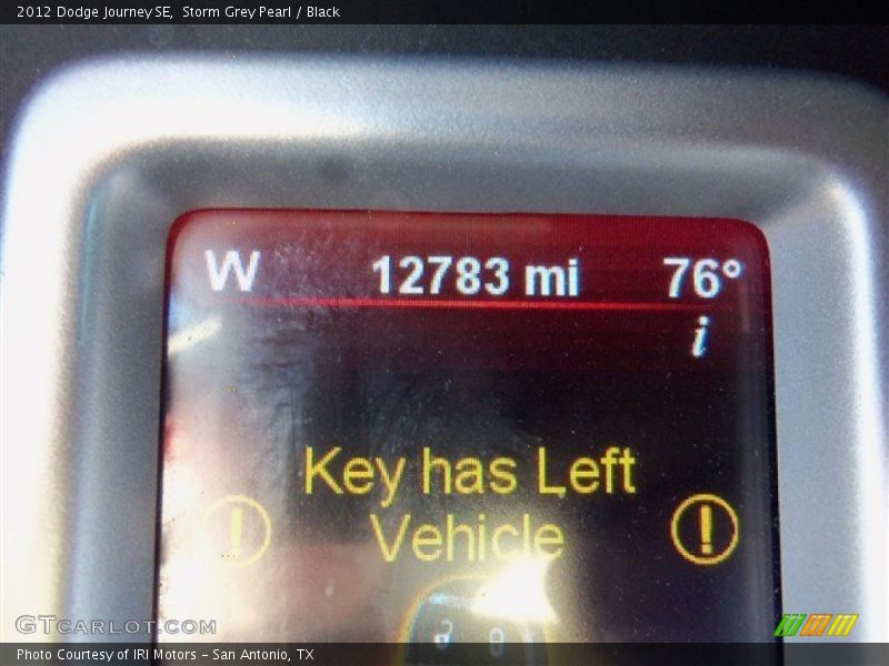 Storm Grey Pearl / Black 2012 Dodge Journey SE