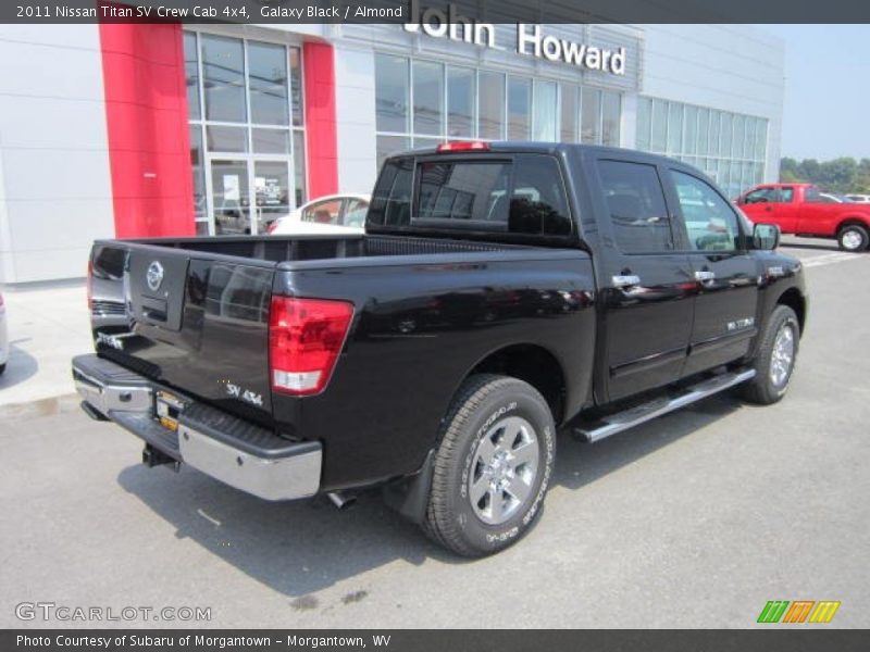 Galaxy Black / Almond 2011 Nissan Titan SV Crew Cab 4x4