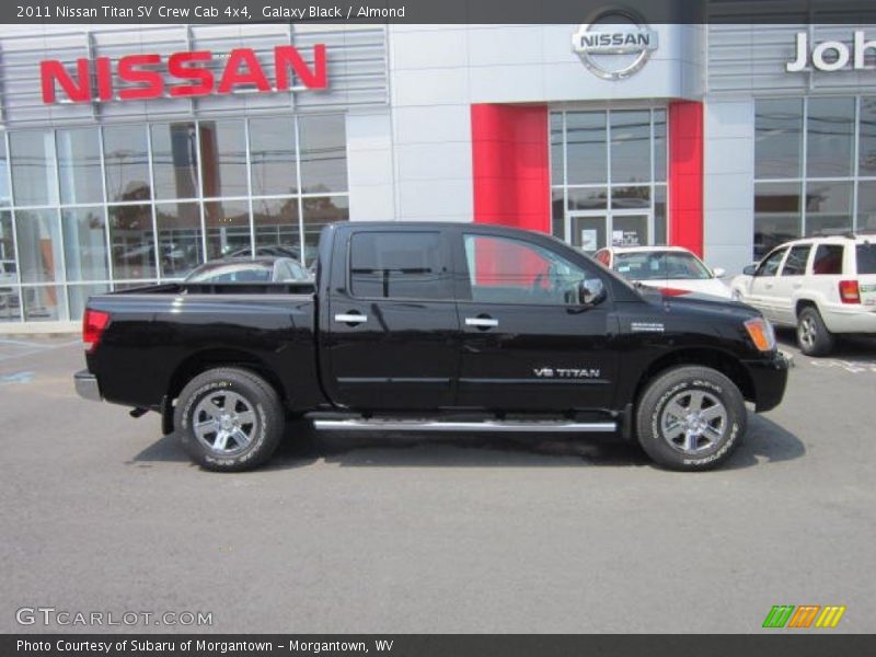 Galaxy Black / Almond 2011 Nissan Titan SV Crew Cab 4x4