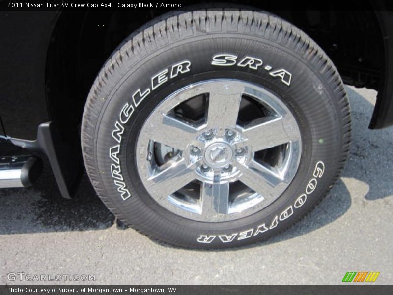 Galaxy Black / Almond 2011 Nissan Titan SV Crew Cab 4x4
