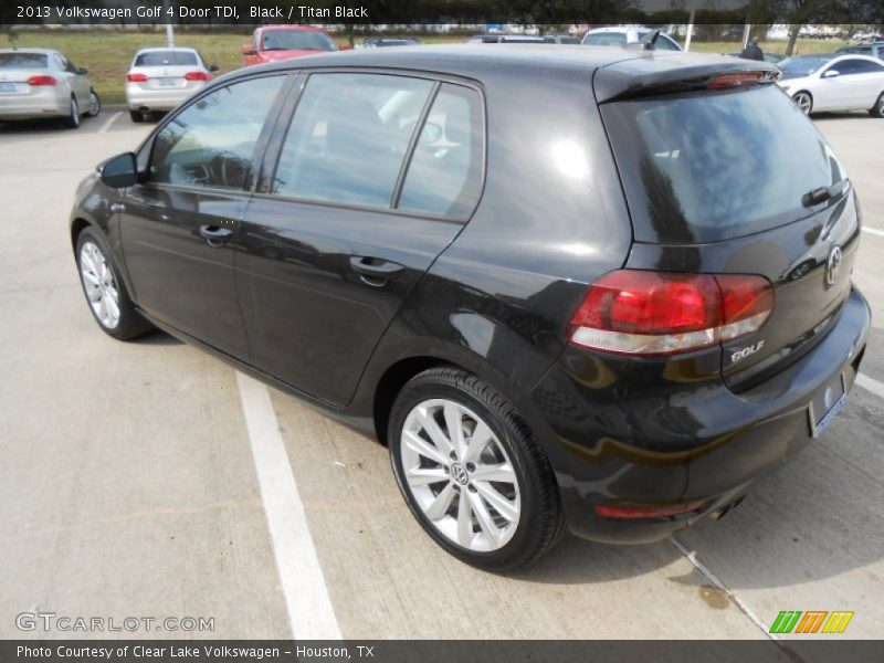 Black / Titan Black 2013 Volkswagen Golf 4 Door TDI