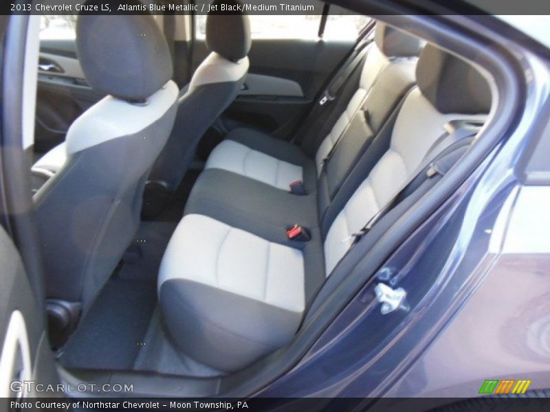 Atlantis Blue Metallic / Jet Black/Medium Titanium 2013 Chevrolet Cruze LS