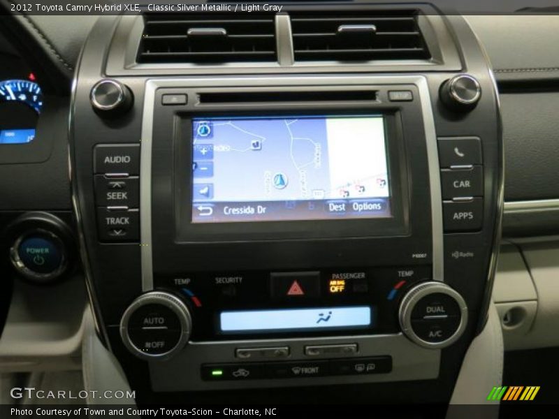 Classic Silver Metallic / Light Gray 2012 Toyota Camry Hybrid XLE
