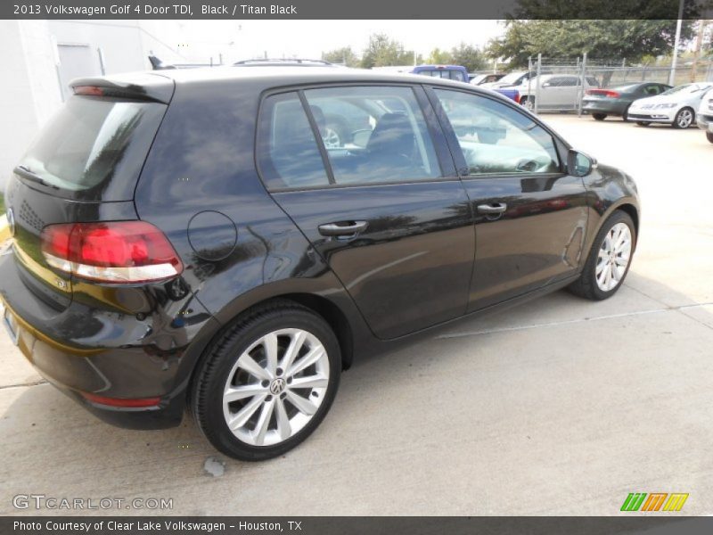 Black / Titan Black 2013 Volkswagen Golf 4 Door TDI