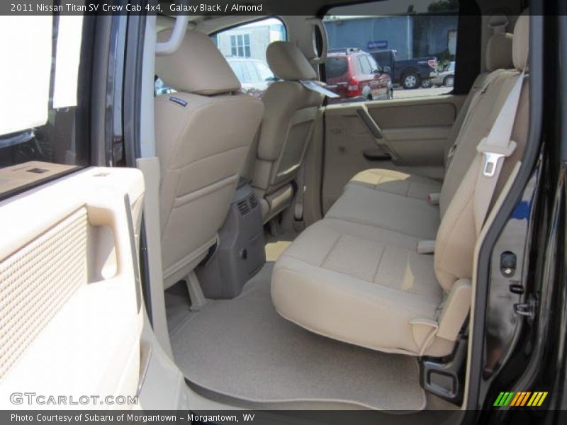 Galaxy Black / Almond 2011 Nissan Titan SV Crew Cab 4x4