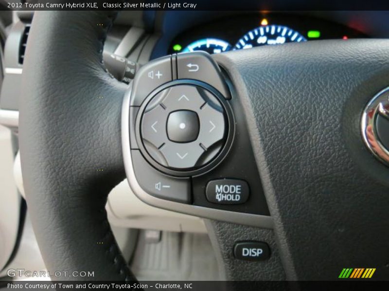 Classic Silver Metallic / Light Gray 2012 Toyota Camry Hybrid XLE