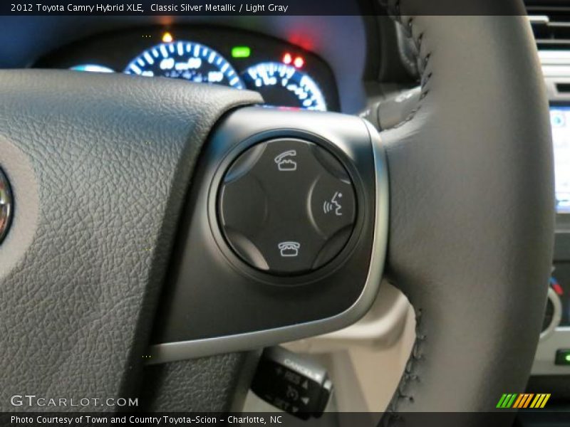 Classic Silver Metallic / Light Gray 2012 Toyota Camry Hybrid XLE