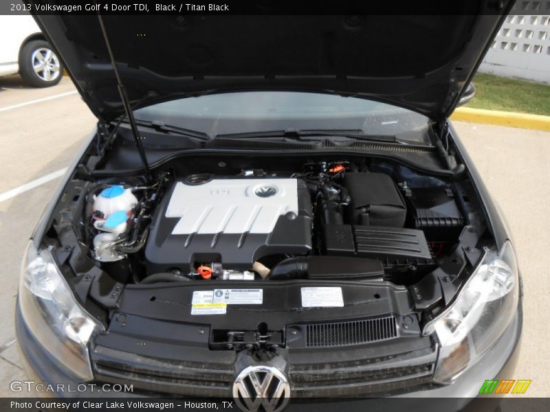 Black / Titan Black 2013 Volkswagen Golf 4 Door TDI