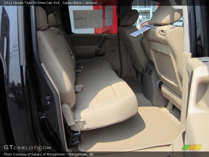 Galaxy Black / Almond 2011 Nissan Titan SV Crew Cab 4x4