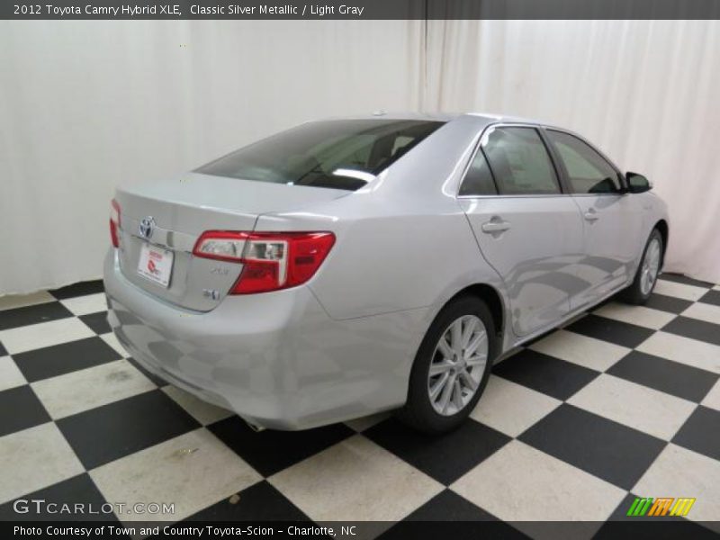 Classic Silver Metallic / Light Gray 2012 Toyota Camry Hybrid XLE