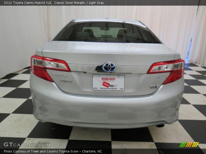 Classic Silver Metallic / Light Gray 2012 Toyota Camry Hybrid XLE