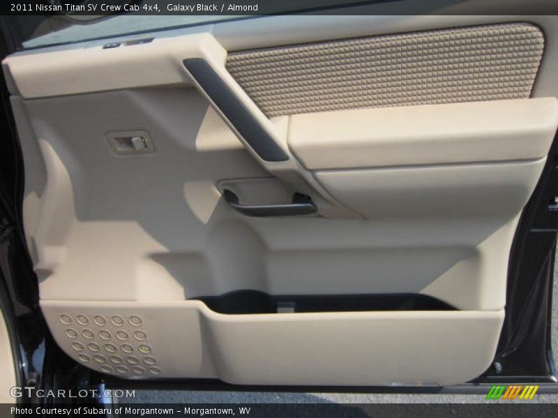 Galaxy Black / Almond 2011 Nissan Titan SV Crew Cab 4x4