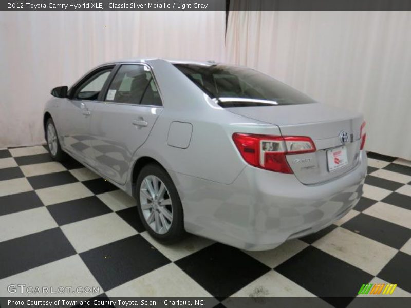 Classic Silver Metallic / Light Gray 2012 Toyota Camry Hybrid XLE