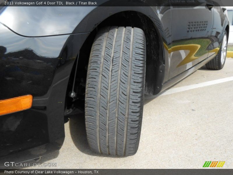 Black / Titan Black 2013 Volkswagen Golf 4 Door TDI
