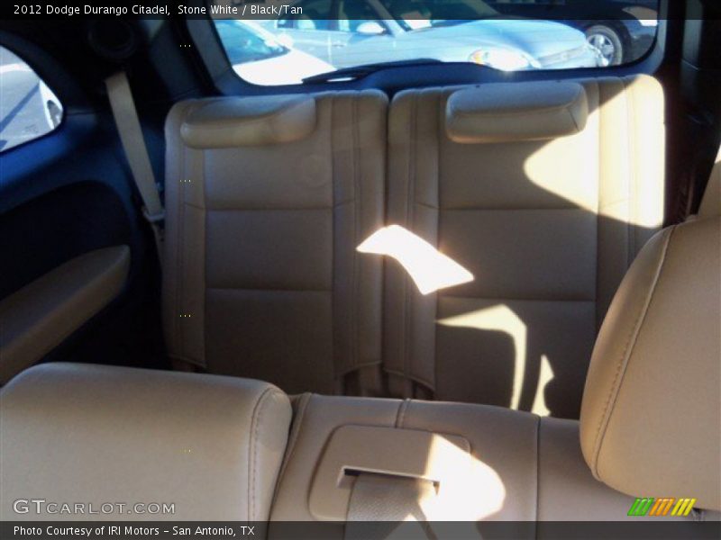 Stone White / Black/Tan 2012 Dodge Durango Citadel
