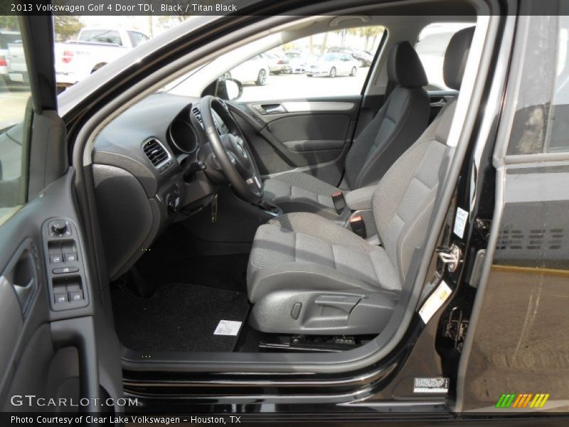 Black / Titan Black 2013 Volkswagen Golf 4 Door TDI