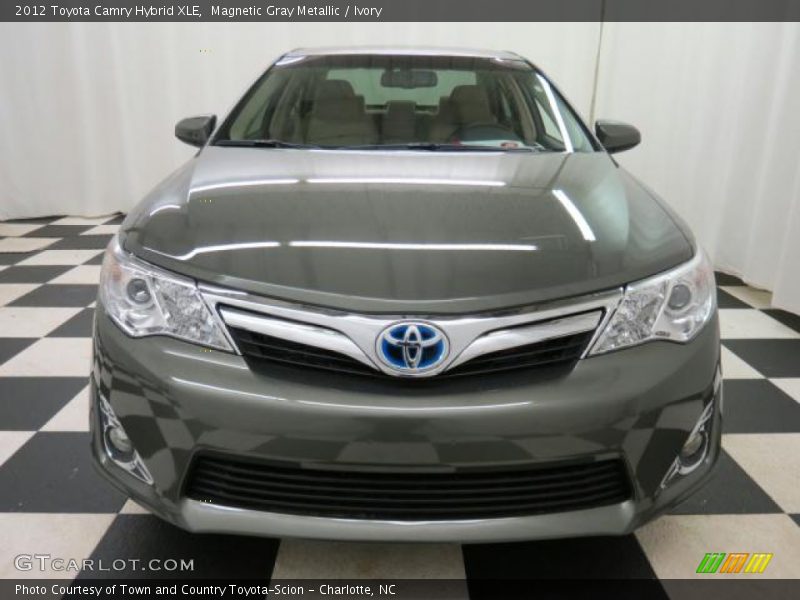 Magnetic Gray Metallic / Ivory 2012 Toyota Camry Hybrid XLE