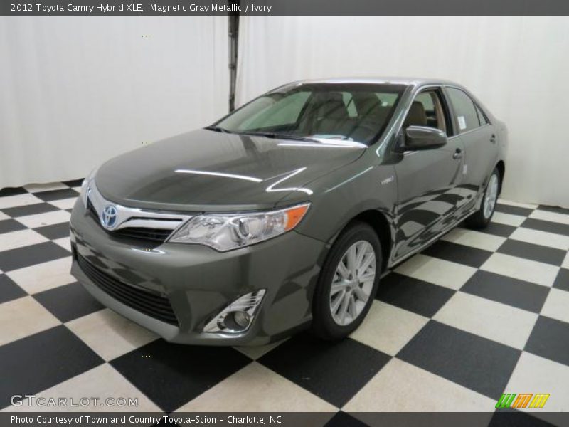 Magnetic Gray Metallic / Ivory 2012 Toyota Camry Hybrid XLE