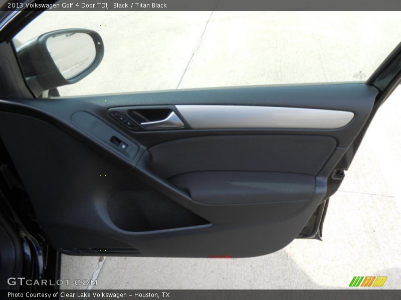 Black / Titan Black 2013 Volkswagen Golf 4 Door TDI