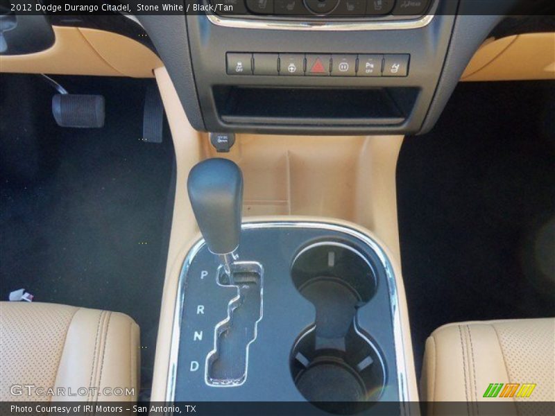 Stone White / Black/Tan 2012 Dodge Durango Citadel