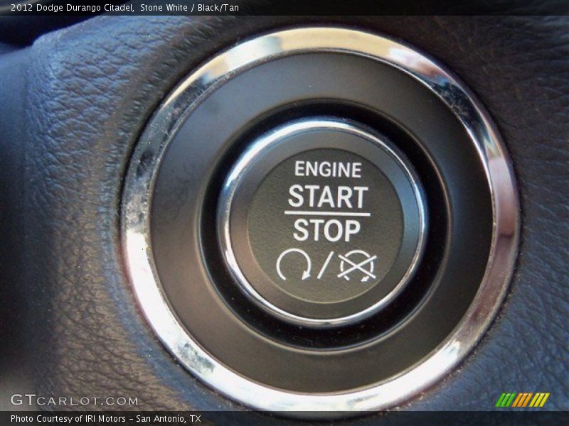 Stone White / Black/Tan 2012 Dodge Durango Citadel