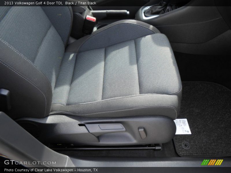 Black / Titan Black 2013 Volkswagen Golf 4 Door TDI