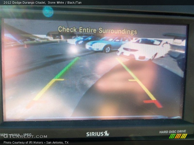 Stone White / Black/Tan 2012 Dodge Durango Citadel