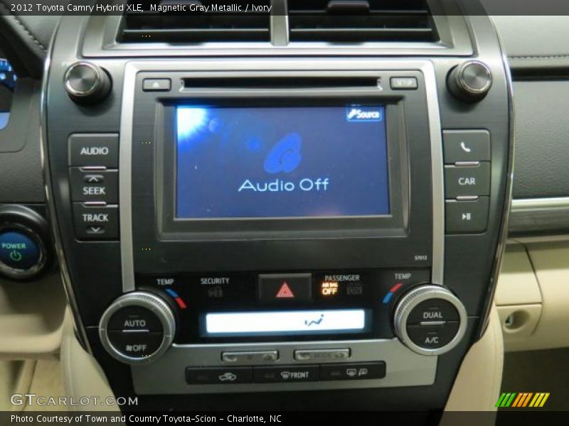 Magnetic Gray Metallic / Ivory 2012 Toyota Camry Hybrid XLE
