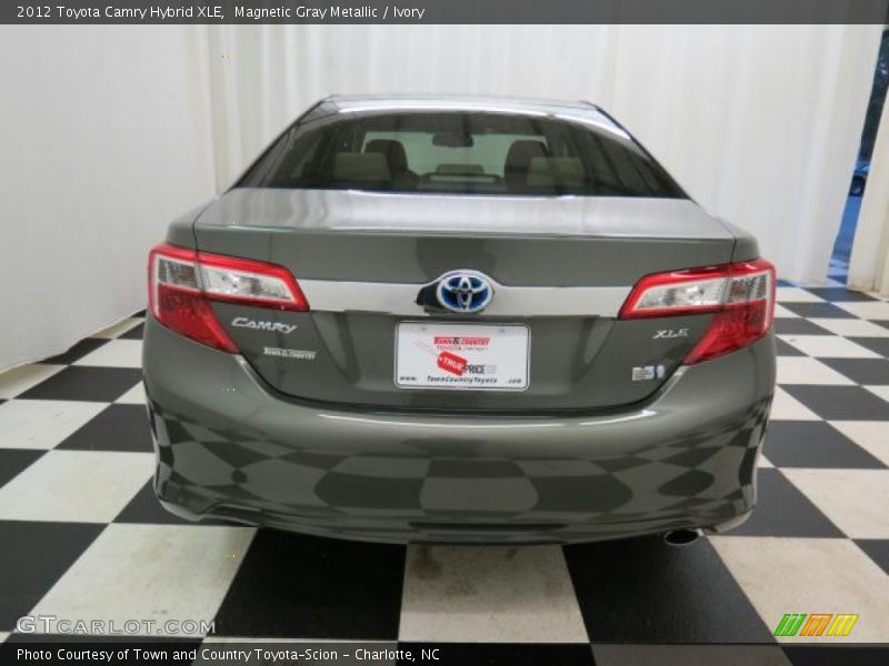 Magnetic Gray Metallic / Ivory 2012 Toyota Camry Hybrid XLE