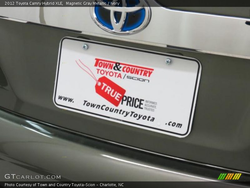 Magnetic Gray Metallic / Ivory 2012 Toyota Camry Hybrid XLE