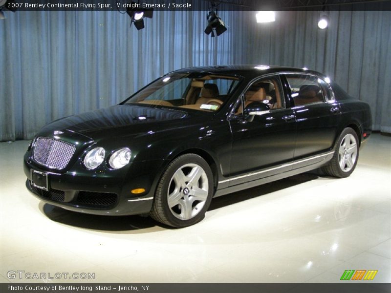 Midnight Emerald / Saddle 2007 Bentley Continental Flying Spur