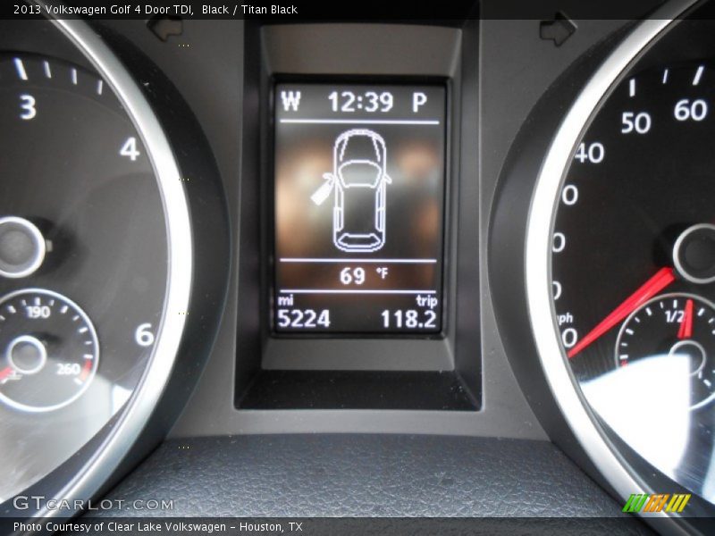 Black / Titan Black 2013 Volkswagen Golf 4 Door TDI