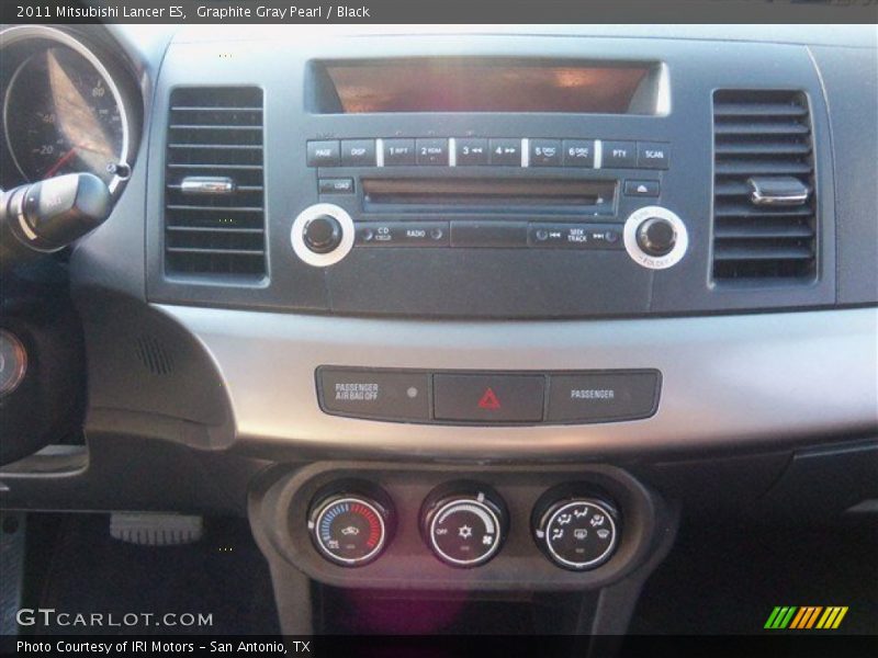 Graphite Gray Pearl / Black 2011 Mitsubishi Lancer ES