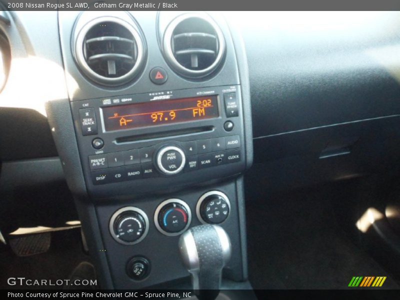 Gotham Gray Metallic / Black 2008 Nissan Rogue SL AWD
