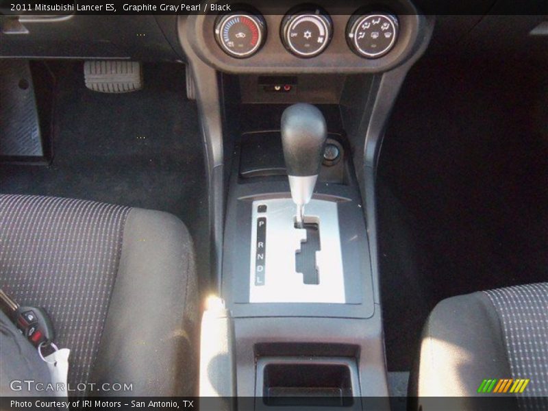 Graphite Gray Pearl / Black 2011 Mitsubishi Lancer ES