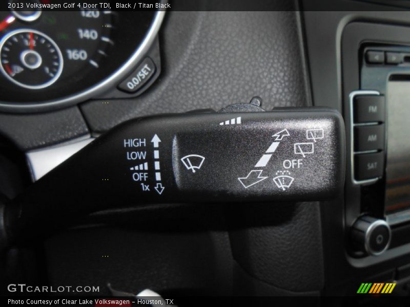 Black / Titan Black 2013 Volkswagen Golf 4 Door TDI