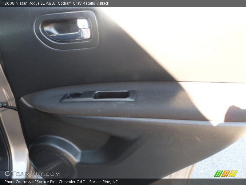 Gotham Gray Metallic / Black 2008 Nissan Rogue SL AWD
