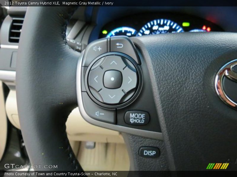 Magnetic Gray Metallic / Ivory 2012 Toyota Camry Hybrid XLE
