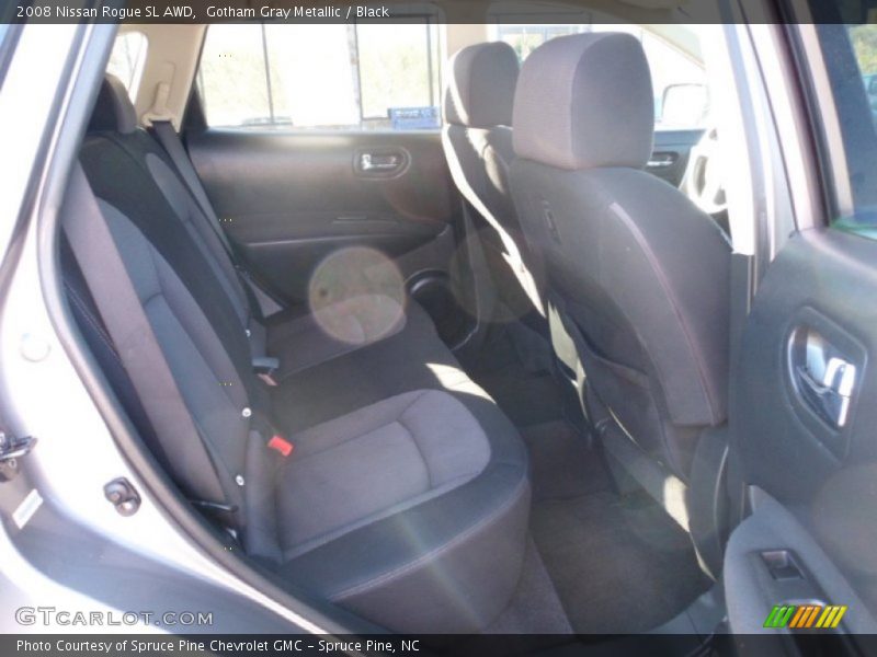 Gotham Gray Metallic / Black 2008 Nissan Rogue SL AWD