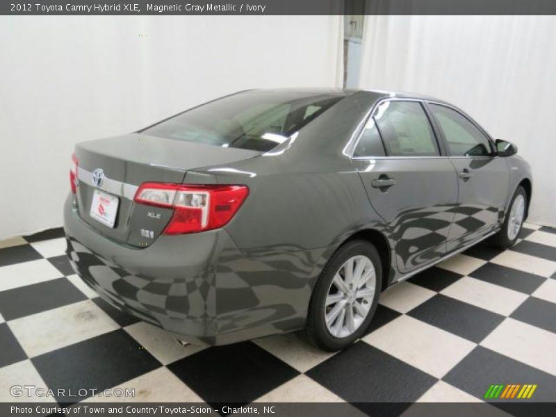 Magnetic Gray Metallic / Ivory 2012 Toyota Camry Hybrid XLE