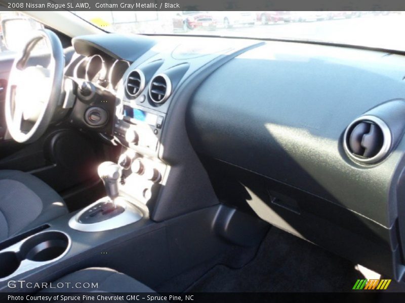 Gotham Gray Metallic / Black 2008 Nissan Rogue SL AWD