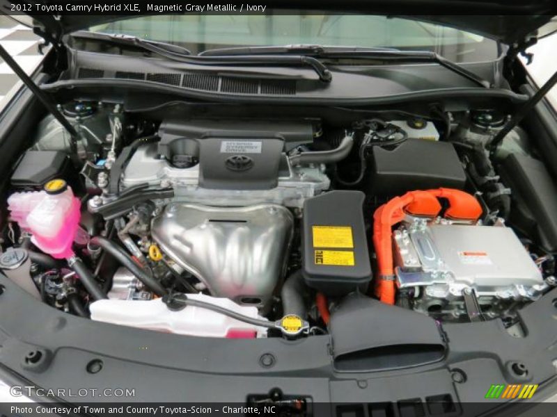 Magnetic Gray Metallic / Ivory 2012 Toyota Camry Hybrid XLE